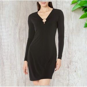 MICHAEL Michael Kors Black Long Sleeve Dress